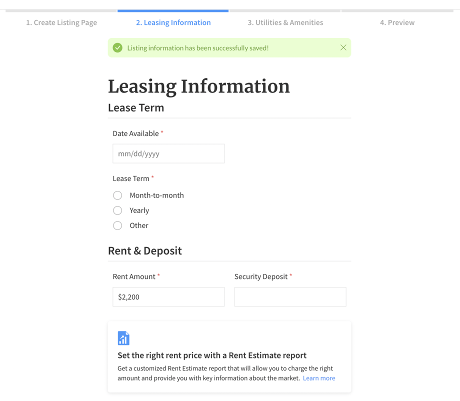 Intro to Using RentSpree's Listing Pages